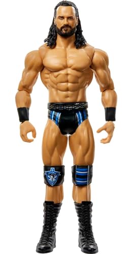 Mattel WWE Figurine Articulée Drew McIntyre, 15 cm, avec acc