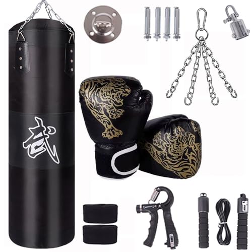 Sac De Frappe,Sac De Frappe Adulte,Sac De Boxe,15PCS Suspens