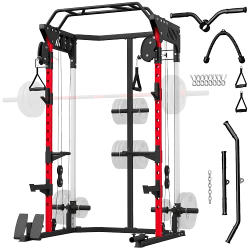 SPORTNOW Station de Musculation Power Rack 900kg avec Double