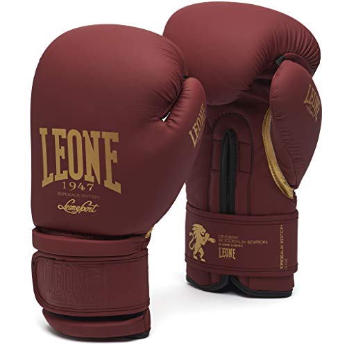 LEONE 1947, Gants de Boxe Édition Bordeaux, Adulte Unisexe, 