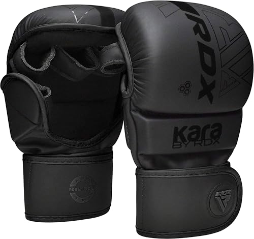 RDX MMA Gants dentraînement, Maya Hide Cuir, Kara Mitaines B