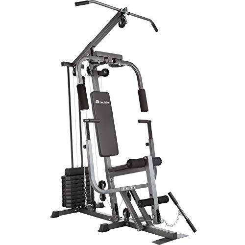 tectake® Station de Musculation Cage de Musculation Barre de