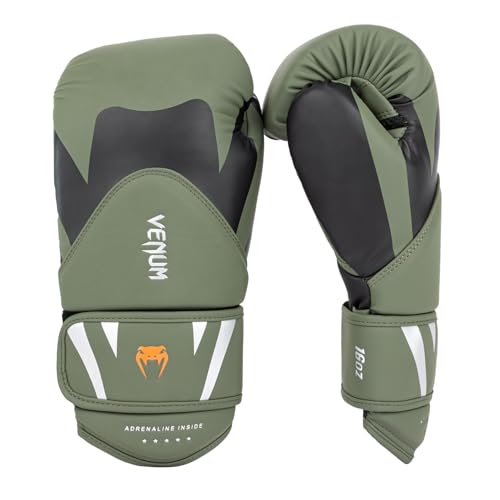 Venum Challenger 4.0 Gants de Boxe - Kaki/Noir - 12 Oz