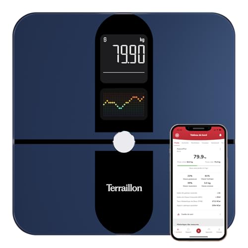 TERRAILLON - COLOR CONNECT - Balance connectée Bluetooth, Fr