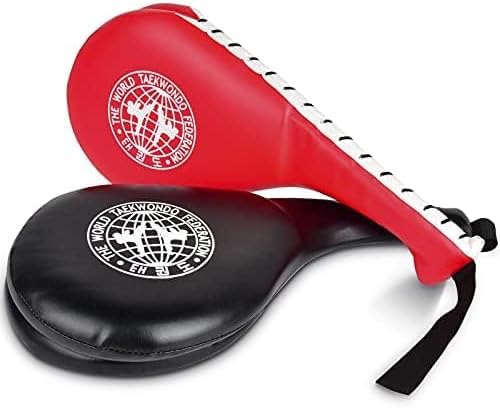 Retoteng Lot de 2 coussinets de frappe de Taekwondo, double 