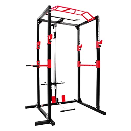 Ultrasport Mixte Banc de Musculation/Cage à Squats en Acier