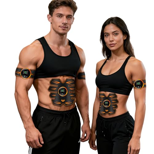 Stimulateur Musculaire EMS, Ceinture Abdominale Électrostimu