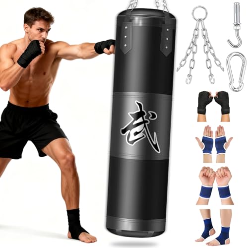 Sac de Frappe Suspendu pour Adultes, Adolescents et Enfants,