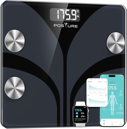 Posture Balance Pese Personne pour Salle de Bain, Haute Préc