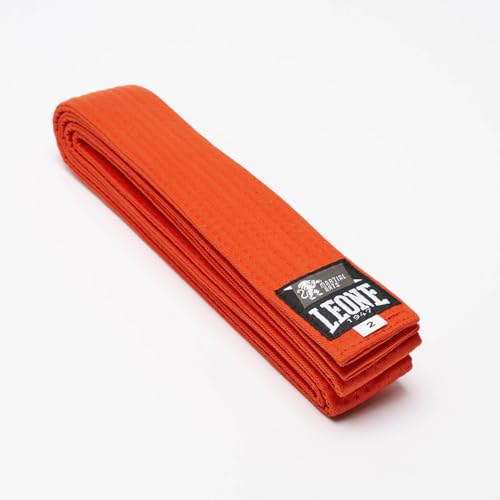 LEONE 1947 Ceinture Karatégi, Karaté Mixte Adulte, Orange, 3