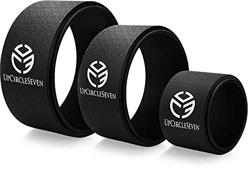 UpCircleSeven Lot de 3 roues de yoga - Roue de yoga Dharma l