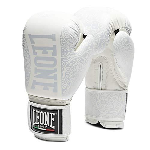 LEONE 1947 Gants de boxe maoris, blancs/14 oz - GN070