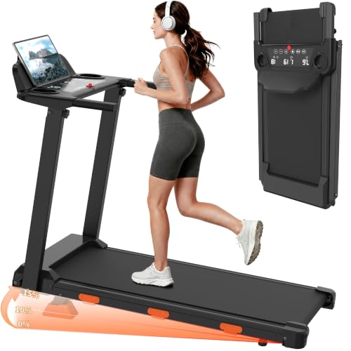 JEEKEE Tapis de Course à Domicile, Inclinaison de 15%, Tapis
