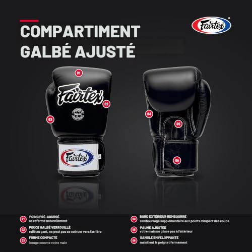 Fairtex BGV1 Gants dentraînement de Boxe Muay Thai pour Homm
