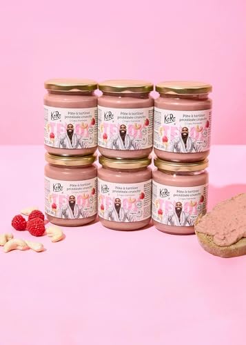 KoRo - Pâte à tartiner protéinée vegan cajou-framboise x Ted