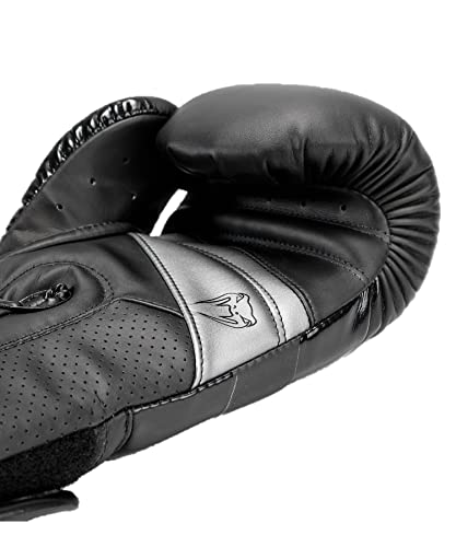 Venum, Elite Evo Gants de boxe, Mixte Adulte, 12 Oz, Noir/No