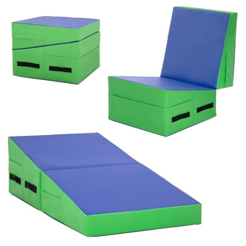 FDW Tapis de gymnastique incliné intérieur/extérieur - Tapis