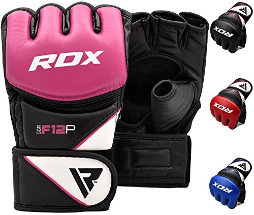 RDX MMA Gants dentraînement, Maya Hide Cuir, Mitaines Boxe G