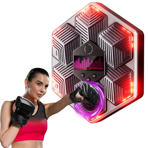 yorraka Machine de Boxe Musicale Adulte - 14 Modes de 16 Vit