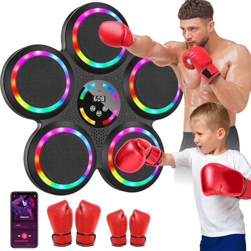Machine de Boxe Musicale, 2025 Nouvelle LED Boxe Mural Musiq
