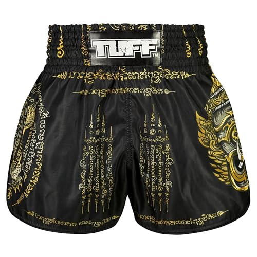 Tuff Sport Short de boxe Muay Thai, style rétro, coupe slim 