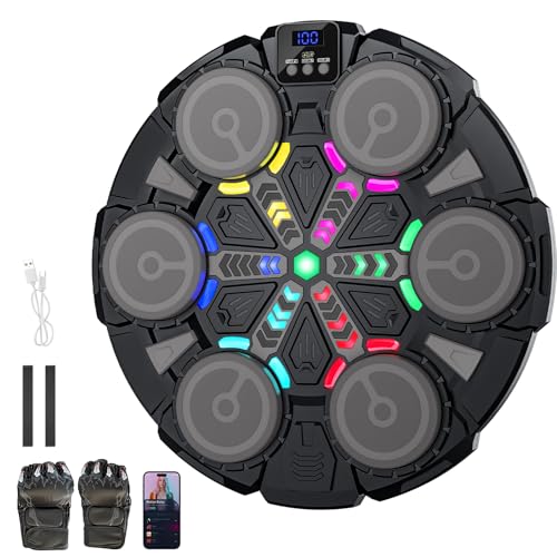 Uezeth Machine de Boxe Musicale Bluetooth Intelligente, Cibl