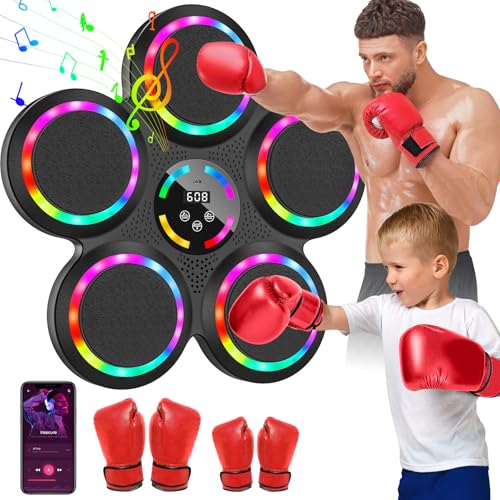 Machine de Boxe Musicale, 2025 Nouvelle LED Boxe Mural Musiq