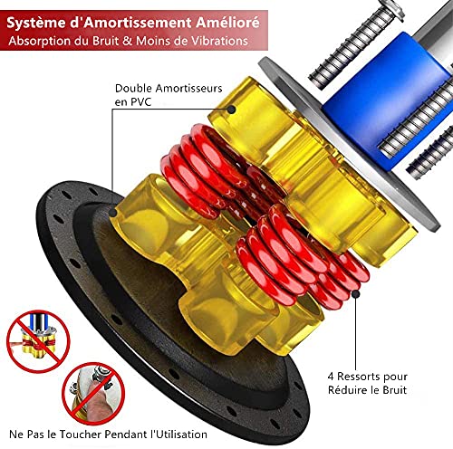 Dripex Sac de Frappe sur Pied Adulte 175cm Sac de Boxe Autop