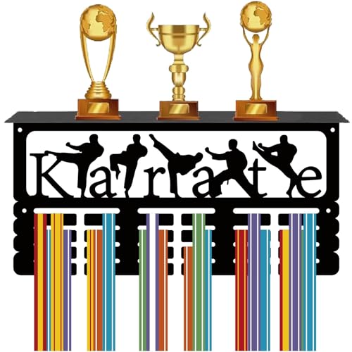 CREATCABIN Présentoir Médailles Karaté Étagère,Support Troph