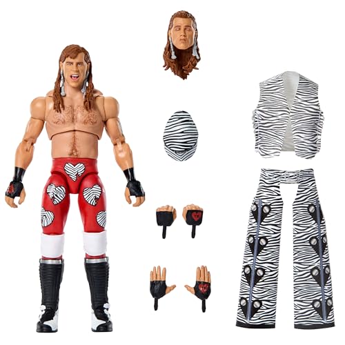 Mattel WWE Figurine articulée Shawn Michaels Édition Ultimat