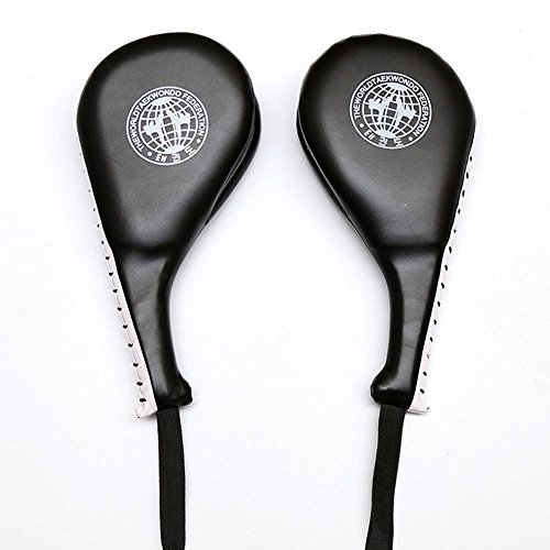 Luniquz 1 Paire de Raqettes Doubles Taekwondo Raquette de Fr