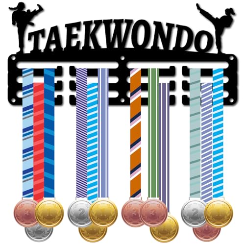 CREATCABIN Porte Médailles Taekwondo Métal pour Petites Réco