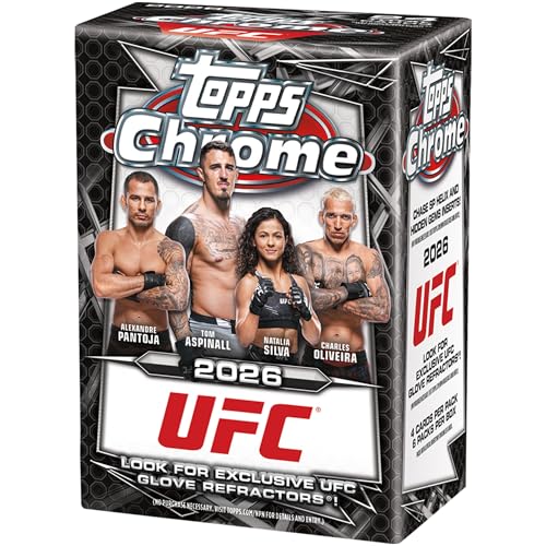 Topps Chrome UFC 2026 - Scellé en usine - Boîte économique