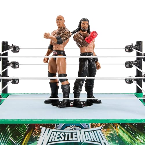 Mattel WWE Coffret Bloodline Rules avec Ring et 2 Figurines 