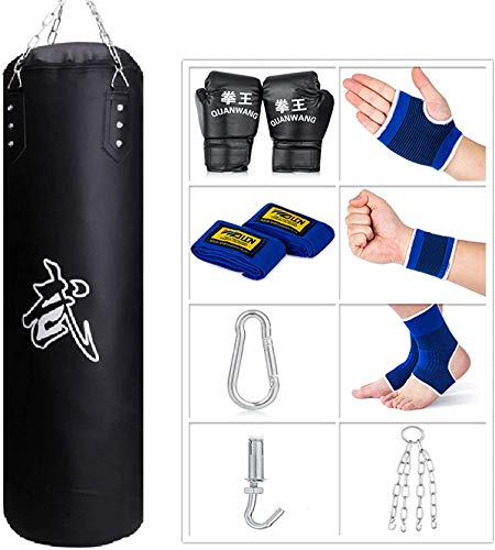 Sfeexun Sacs de Boxe Suspendus, Équipement de Boxe pour Gymn