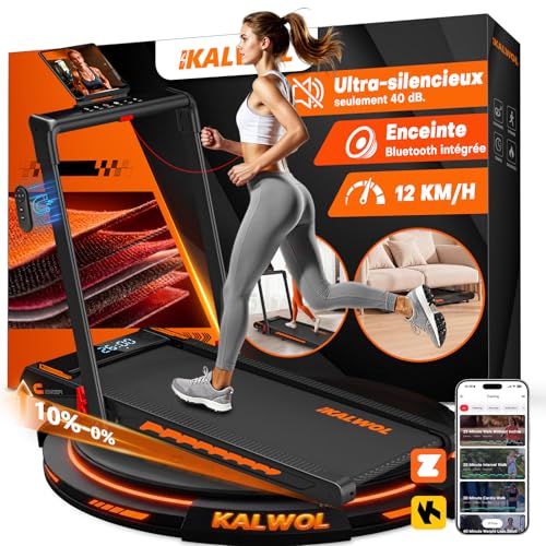 Tapis de Course, 6 en 1 Tapis de Marche Pliable avec Enceint