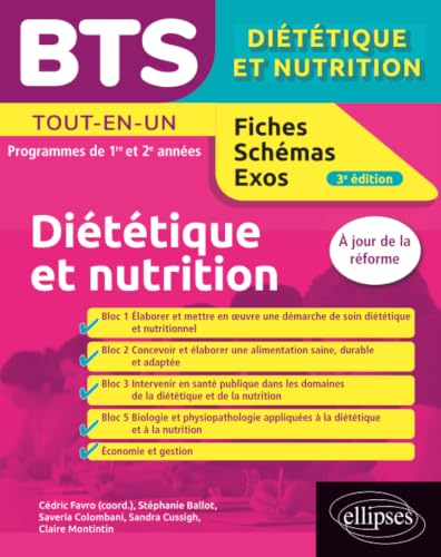BTS Diététique et nutrition tout en un 1re et 2e années