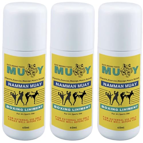 Huile de Massage - Lot de 3 x 60 ml - Texture légère - Muscl