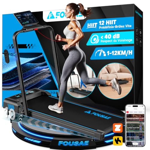 Tapis de Course 5 en 1, FOUSAE Tapis de Marche Pliable avec 