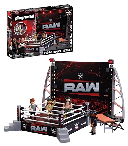 Playmobil | WWE® | RAW Ring Collectors Set | Ring de Catch a