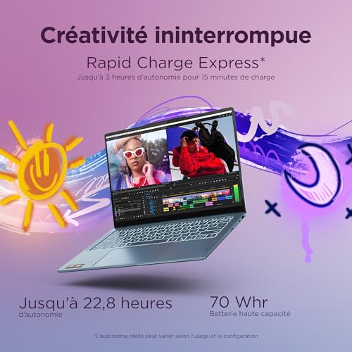 Lenovo Yoga Slim 7 14AKP10 - Ordinateur Portable 14 WUXGA (A