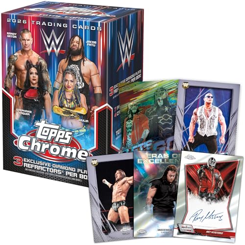 Topps Chrome WWE 2026 - Scellé en Usine - Value Box