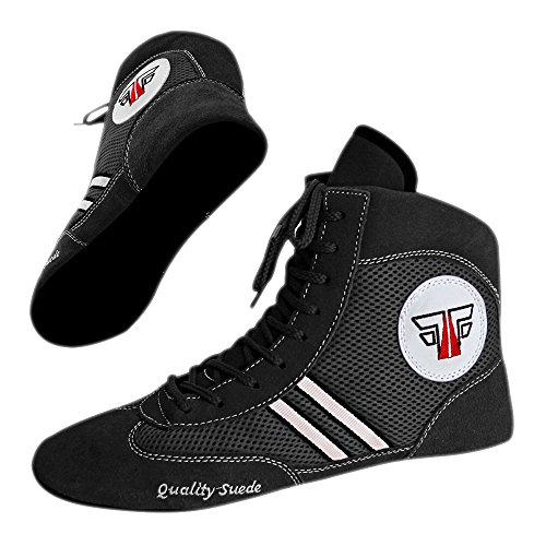 FOX-FIGHT Chaussures de Sambo Quality Suede Cuir Chaussures 