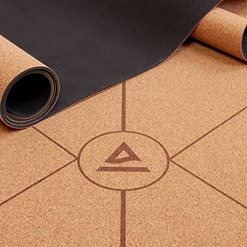 Secoroco Tapis de yoga Pro, en liège, 200 x 66 cm, vainqueur