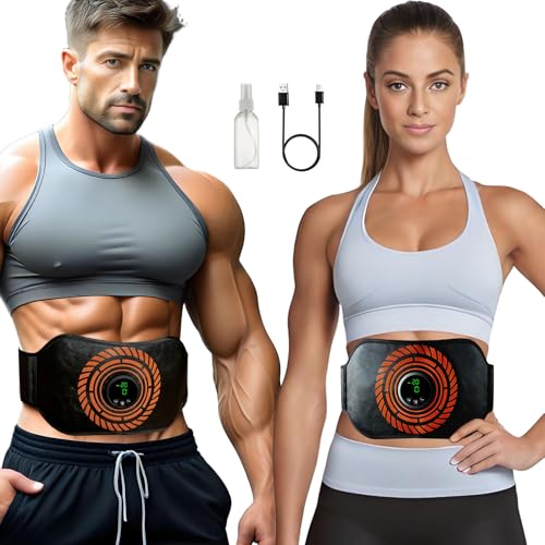 LEMENG ABS Electrostimulateur Musculaire,Ceinture Abdominale