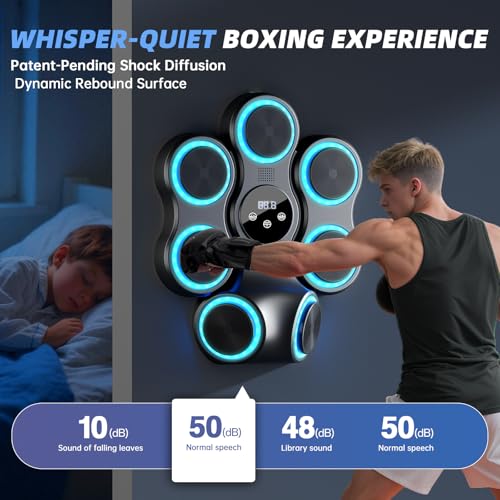 Machine de Boxe Musicale pour Adultes et Enfants, entraîneur