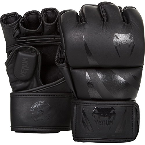 Venum, Challenger Gants de MMA, Mixte Adulte, M, Matte/Noir