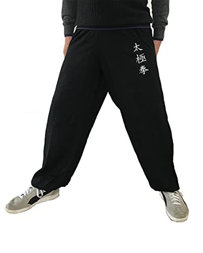 Pantalon Kung Fu Style Tai Chi et Wing Chun Pantalon Homme F